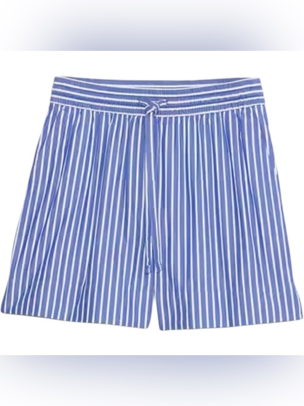 Banana Republic Blue and White Striped Shorts Size XXL NWT